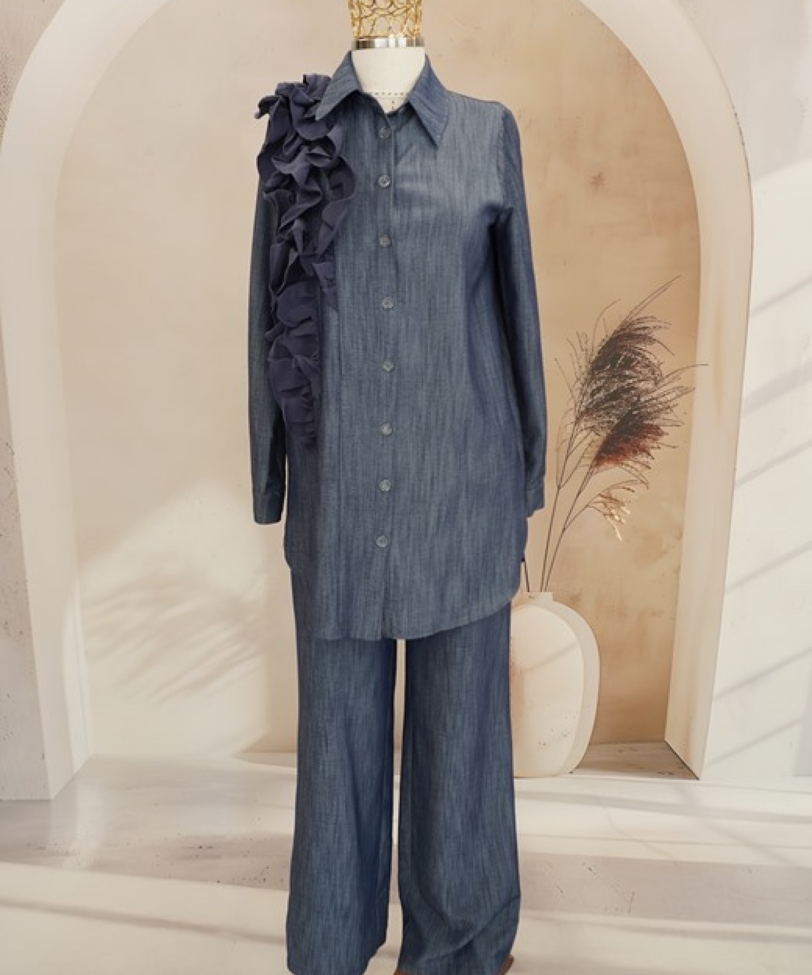 MİARUJ  KETEN PANTOLON