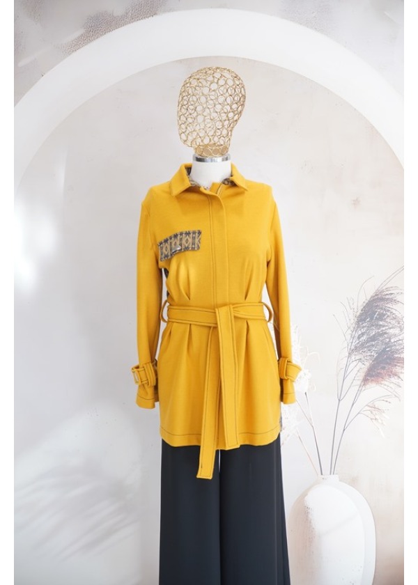 MİARUJ SIRTI DESENLİ KAŞE CEKET