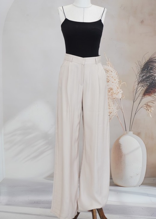 PALAZZO BEJ PANTOLON