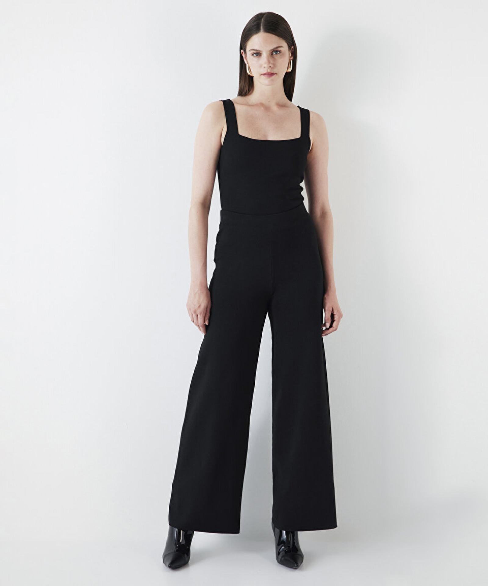 IPEKYOL Palazzo Fit Triko Pantolon