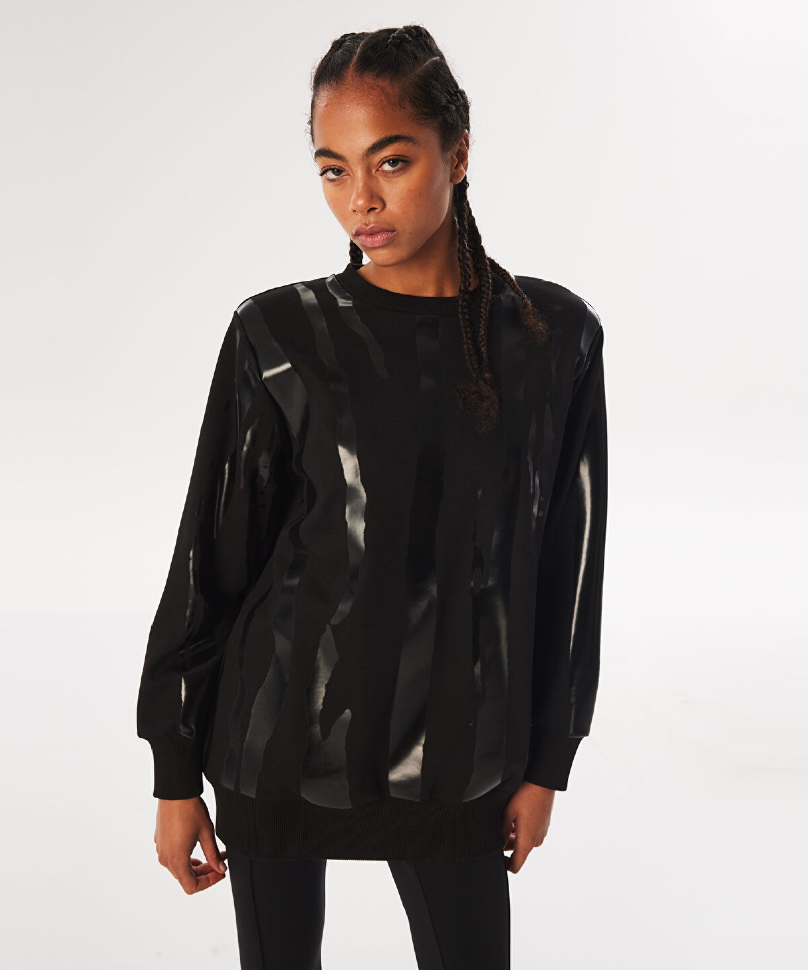 TWIST Parlak Baskılı Sweatshirt