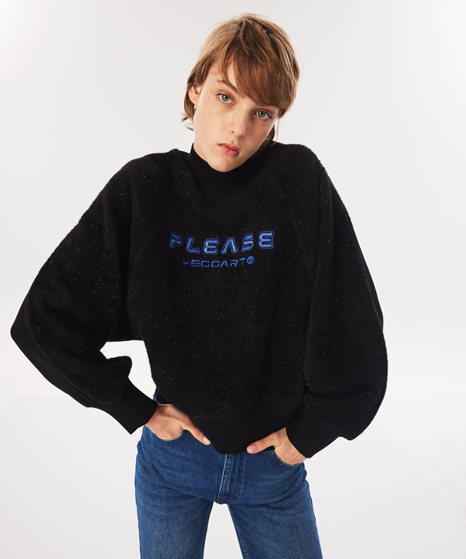 TWIST Slogan Nakışlı Sweatshirt